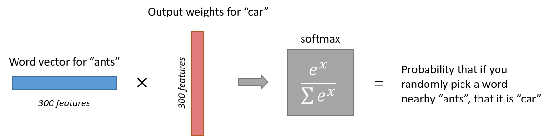 Behavior of the output neuron